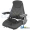 A & I Products Seat, F20 Series, Slide Track / Armrest / Headrest / Black Cloth 22" x22" x14" A-F20ST145 - alternate 1